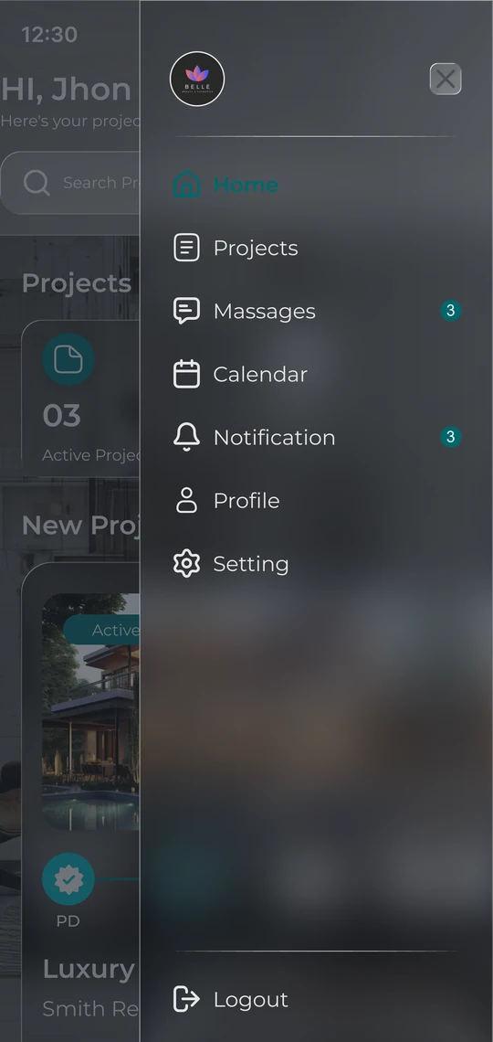 Architecture Collaboration Portal home screen