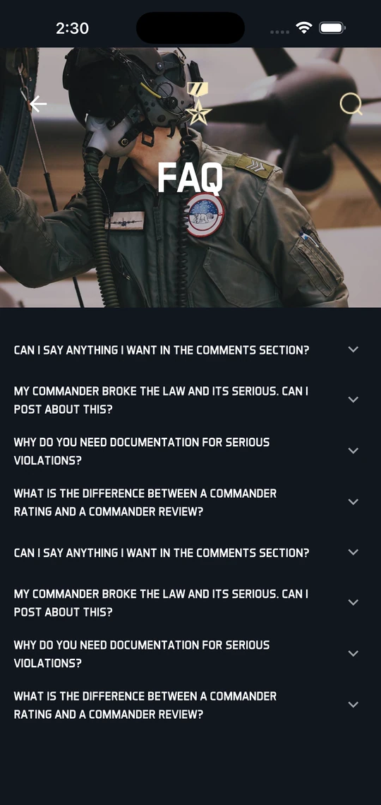 Commander Ratings App screen 9