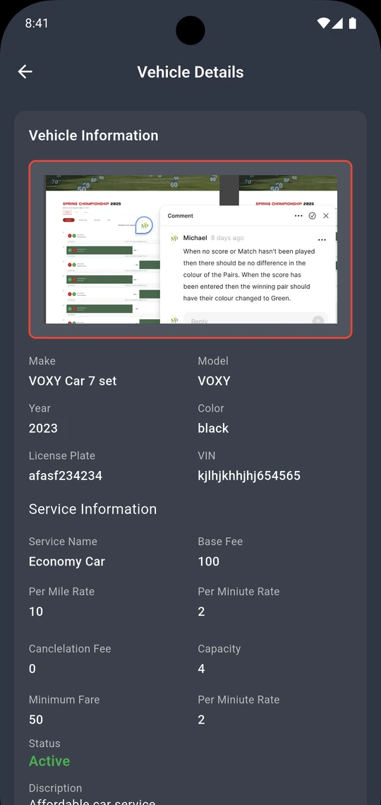 RideToHealth Driver screen 6