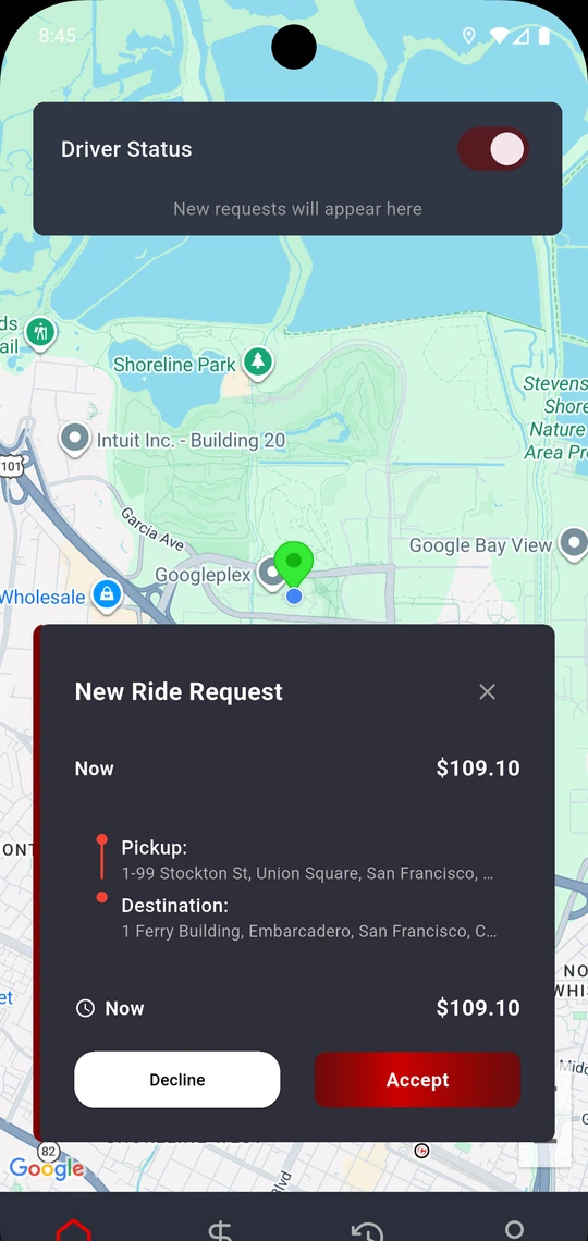 RideToHealth Driver screen 9