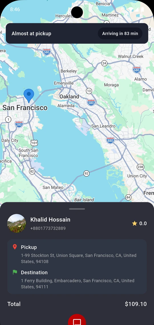 RideToHealth Driver screen 10