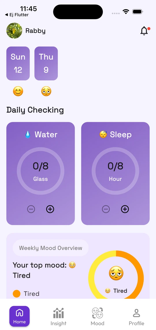 Honest Health Track app screen 4