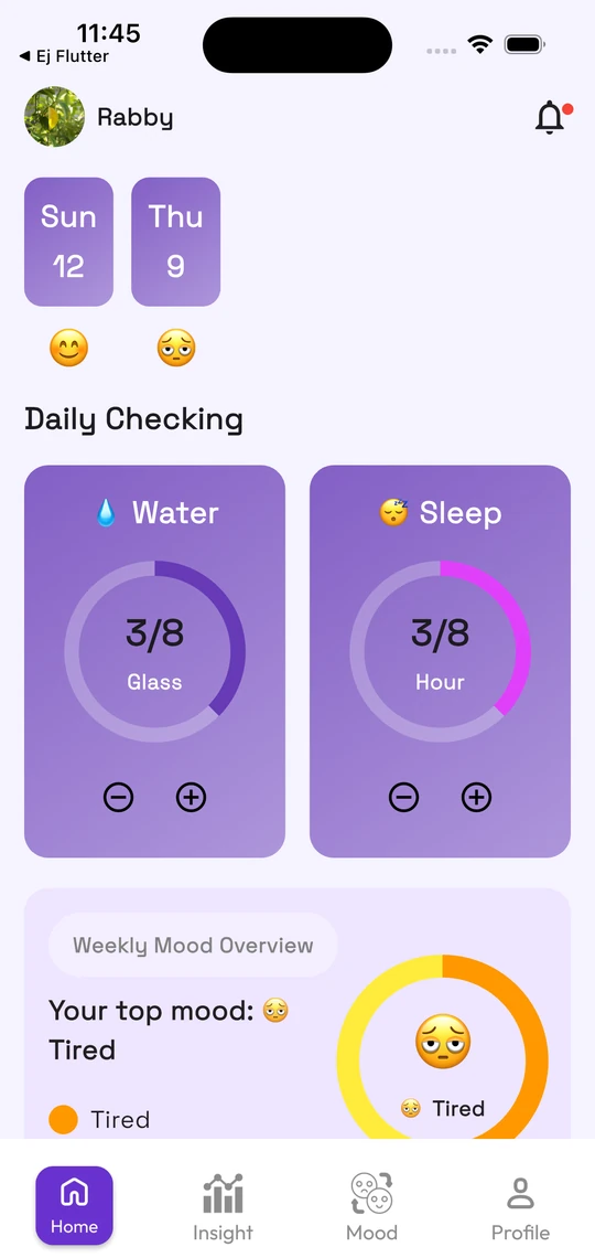 Honest Health Track app screen 5
