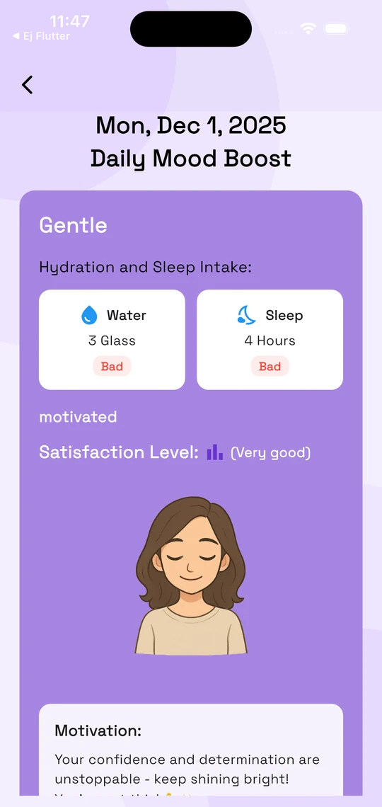 Honest Health Track app screen 9