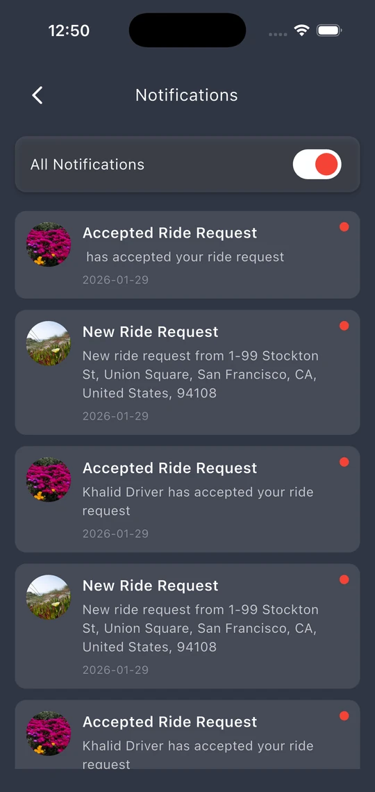 RidezToHealth screen 8