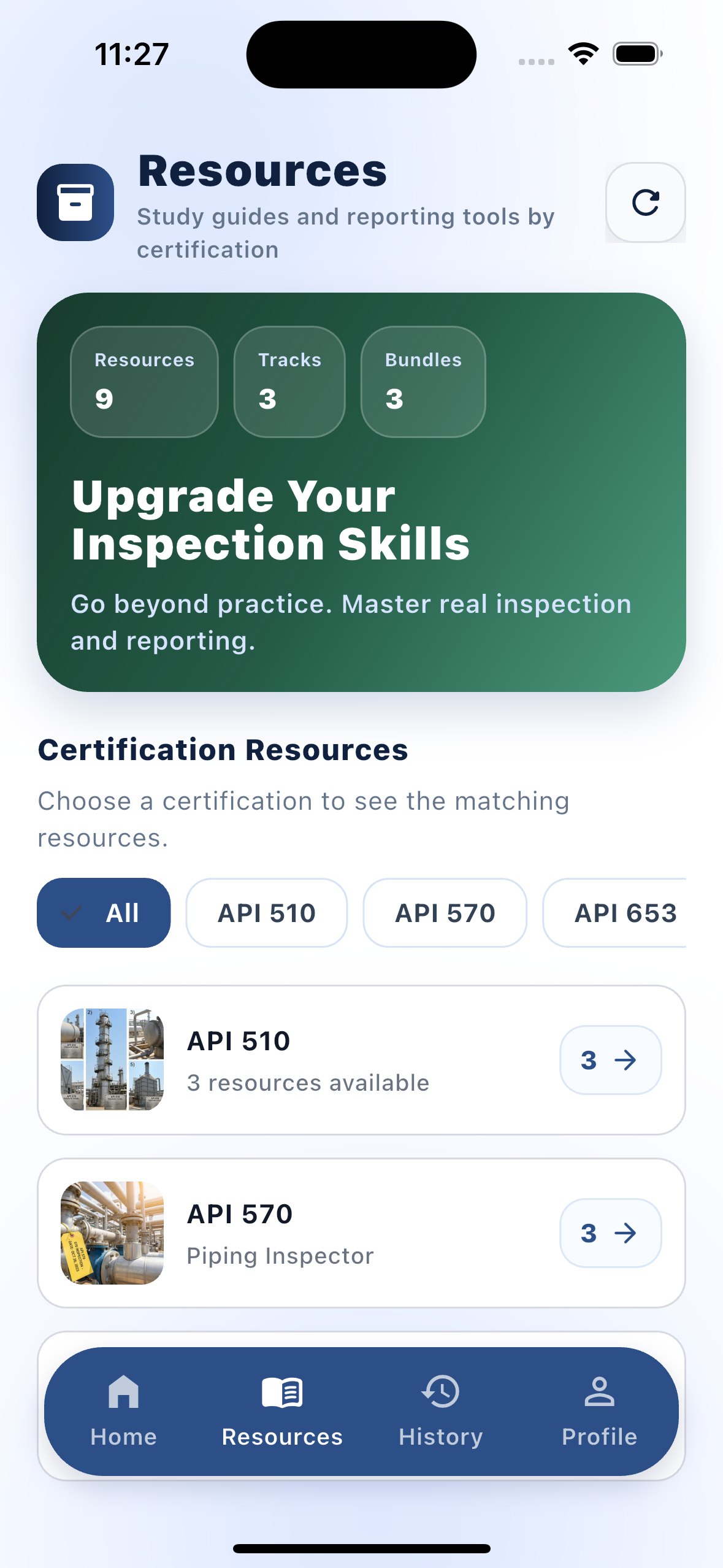 Inspectors Path exam-prep app